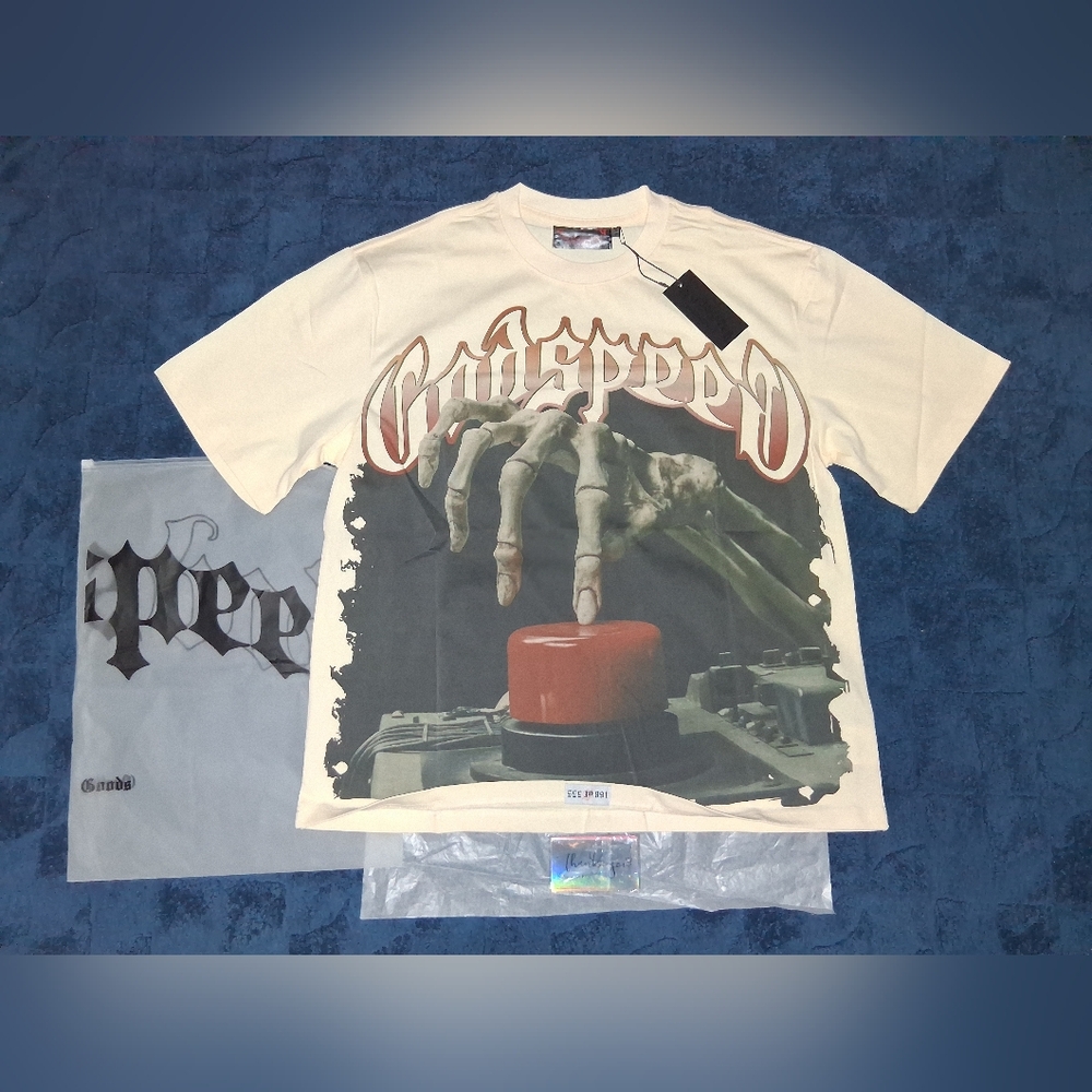 Mens God Speed Tshirt Code Red